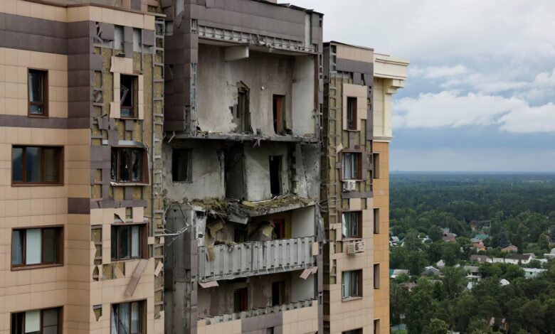 Un drone ucraniano impactó contra un edificio de viviendas en Moscú