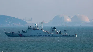 Un buque de la Guardia Costera china patrulla las aguas cercanas a Kinmen, territorio bajo dominio de Taipéi
