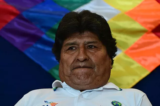 El ex presidente de Bolivia, Evo Morales