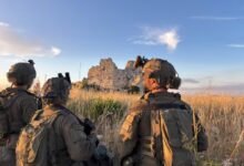 Las fuerzas terrestres israelíes llevaron a cabo una operación militar en la cresta de Beaufort, en el sur del Líbano