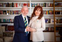 Cristina Fernández de Kirchner y Lula Da Silva, cuando el primer mandatario brasileño la visitó en su residencia de San José 1111