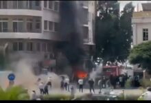 Al menos 18 personas resultaron heridas en la explosión.