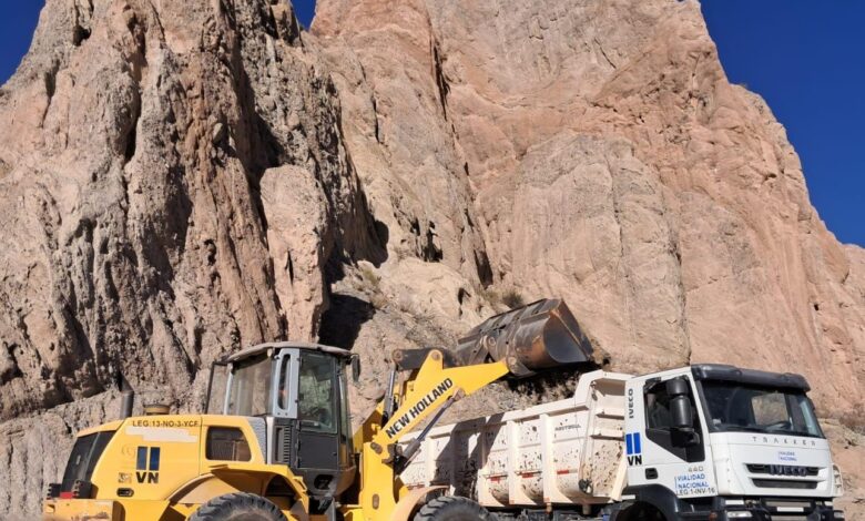 Vialidad Nacional trabaja en el mantenimiento de las rutas 40 y 68