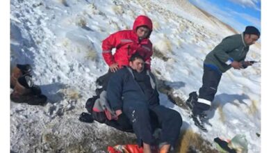 Cuatro mineros fueron rescatados en en la Puna