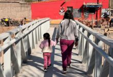 La Municipalidad de Salta inauguró una nueva pasarela peatonal sobre el canal Hipólito Yrigoyen