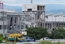 El centro comercial AEON fue uno de los lugares más dañados por el terremoto