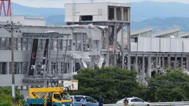 El centro comercial AEON fue uno de los lugares más dañados por el terremoto