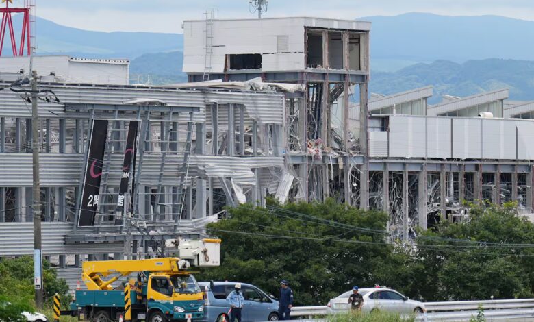 El centro comercial AEON fue uno de los lugares más dañados por el terremoto