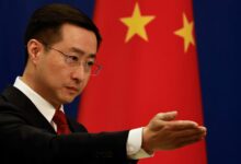 El vocero de la cancillería china, Lin Jian, rechazó las acusaciones de Trump.