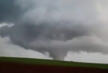 Este martes, se registró un tornado en el sur de Brasil