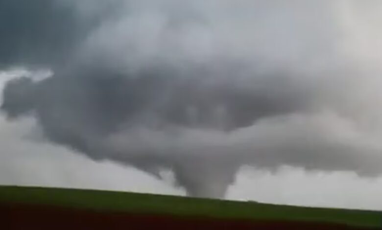 Este martes, se registró un tornado en el sur de Brasil