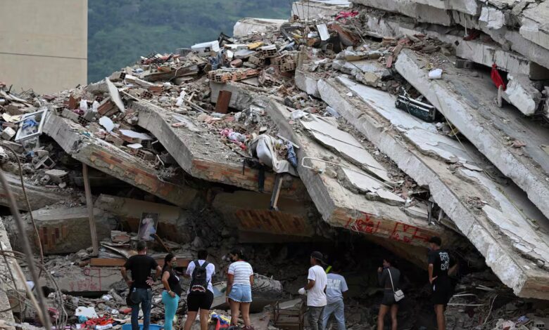 Los destrozos en Venezuela tras los terremotos