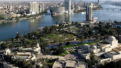 Vista panorámica del Nilo a su paso por El Cairo