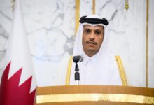 El primer ministro qatarí y ministro de Exteriores, el jeque Mohamed bin Abdulrahman