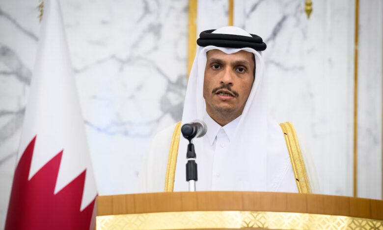 El primer ministro qatarí y ministro de Exteriores, el jeque Mohamed bin Abdulrahman