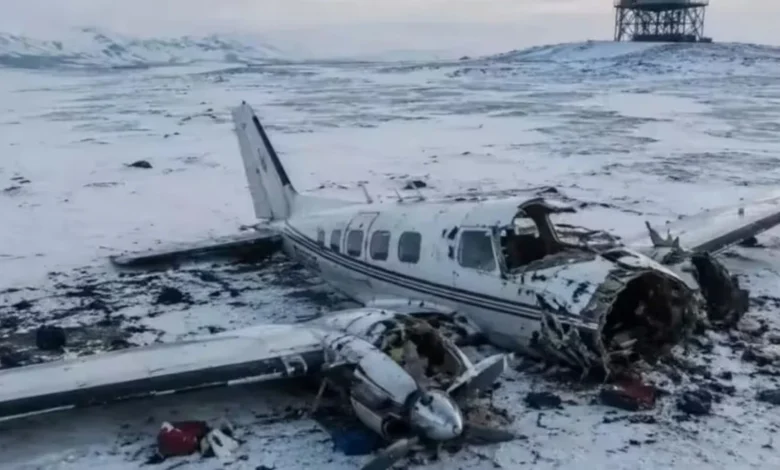 Un avión se estrelló al aterrizar en una base de Alaska y murieron las ocho personas que iban a bordo