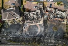 Infierno en un lujoso club de golf inglés: el fuego consumió mansiones