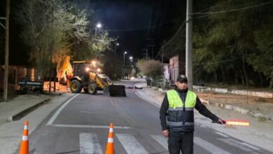 Obras de la red de agua en Animaná obligan a interrumpir el transito sobre la Ruta 40