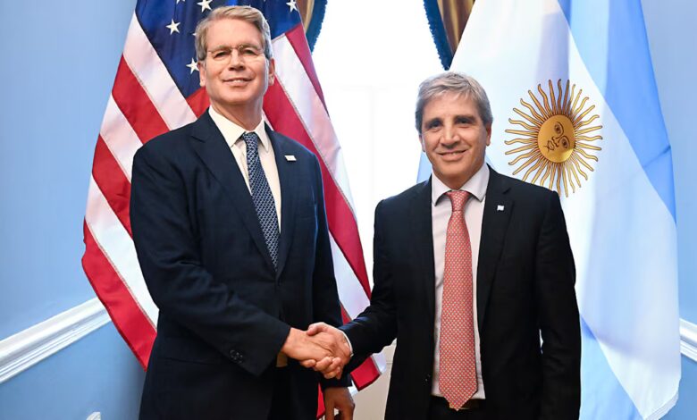 Luis Caputo viajará a EE.UU. para la cumbre del G20 y se reencontrará con Scott Bessent