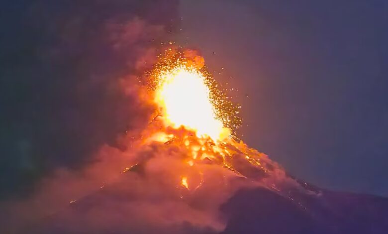 Alerta naranja en Guatemala por el volcán de fuego