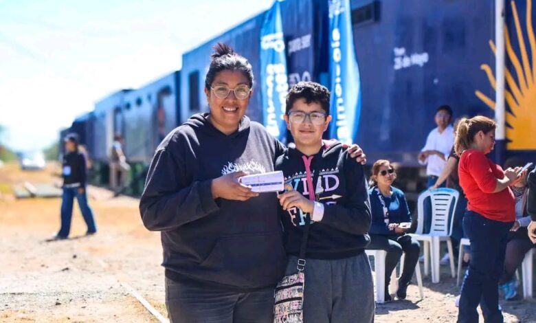 El Tren 25 de Mayo se instalo en cerrillos y permanecerá hasta el viernes con distintas prestaciones