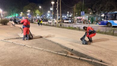 Finalizó el Milagro y la Municipalidad reforzó la limpieza en el centro de la ciudad