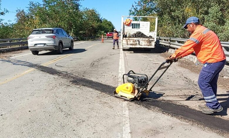 Vialidad realizo trabajos de mantenimiento en la Ruta Nacional 50