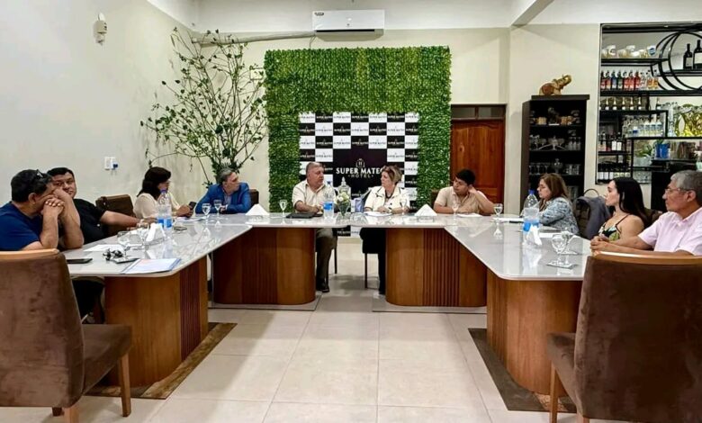Autoridades de Aguas Blancas y la cónsul argentina en Tarija abordaron la situación fronteriza