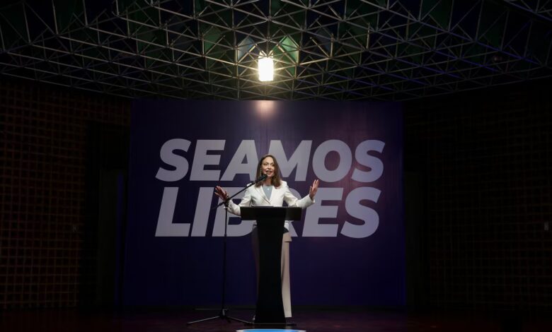 Venezuela: María Corina Machado cuestionó el acuerdo petrolero impuesto por Trump