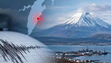 Un terremoto de magnitud 6,9 sacudió Kamchatka, en Rusia, y los vecinos salieron de sus casas